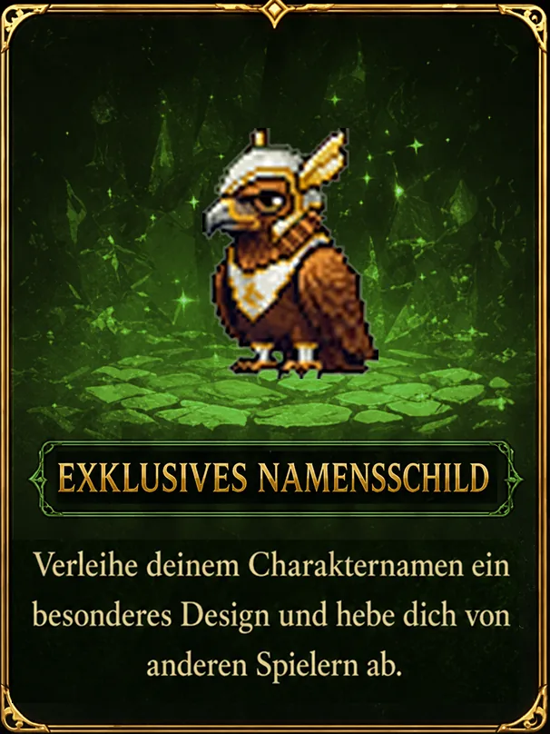 Exklusives Namensschild