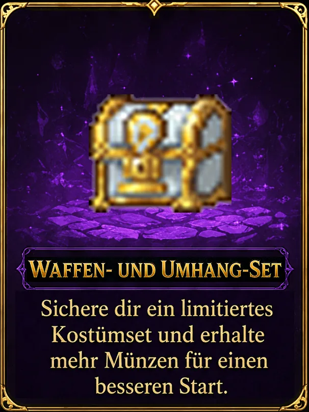 Waffen- und Umhang-Set