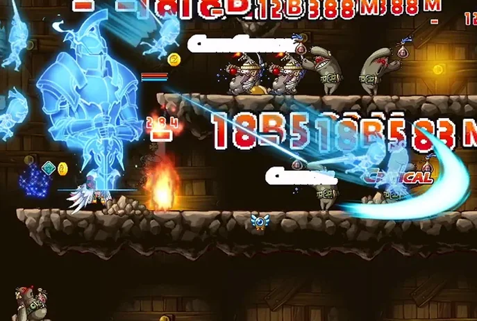 WonderKing EU Gameplay: Bosskampf gegen einen riesigen gepanzerten Gegner in einem Verlies