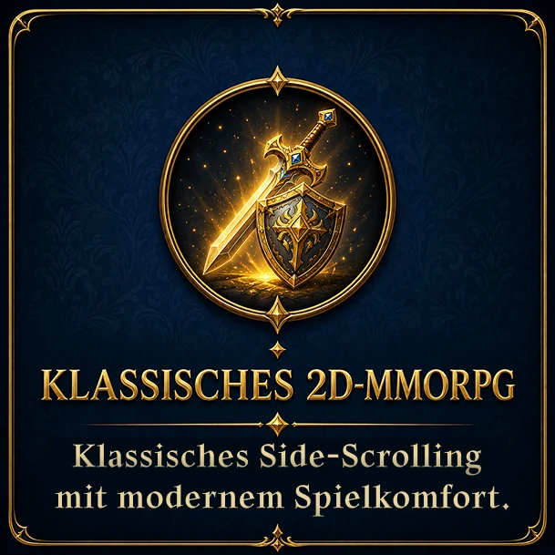 Klassisches 2D-MMORPG – Klassisches Side-Scrolling mit modernem Spielkomfort.